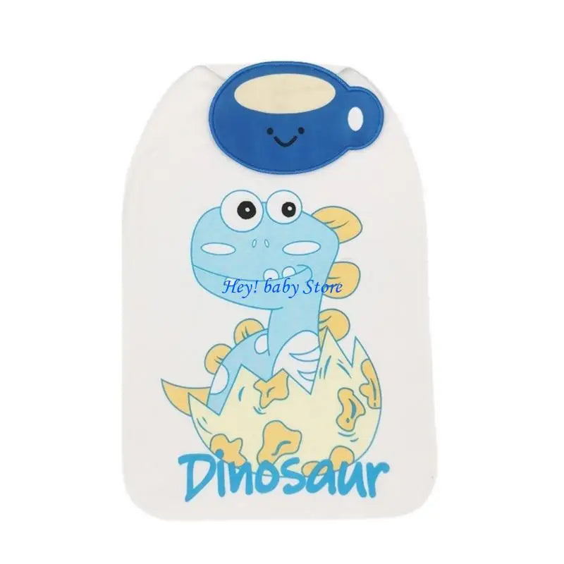 Baby Kids Sweat Absorption Towel | Cartoon Cotton Back Pad