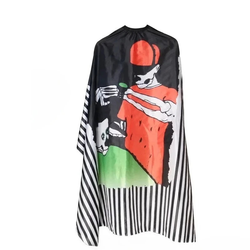 2-Pack Antistatic Hair Cutting Cape & Barber Apron Set Hairdressing Cape Set Peaceful Pleasures Health and Wellness D
