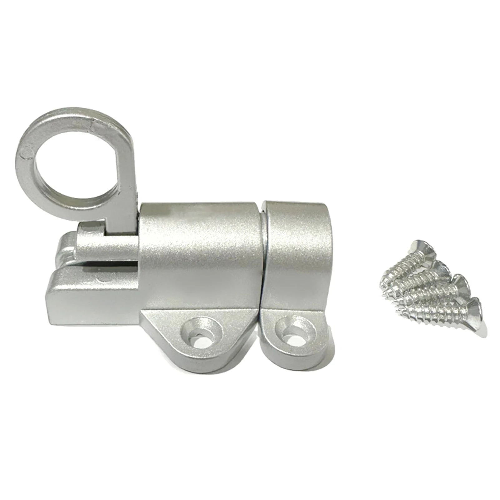 Aluminum Alloy Spring Bolt Door Latch Lock | Window & Gate Door Bolt Latch Peaceful Pleasures Health and Wellness Silver
