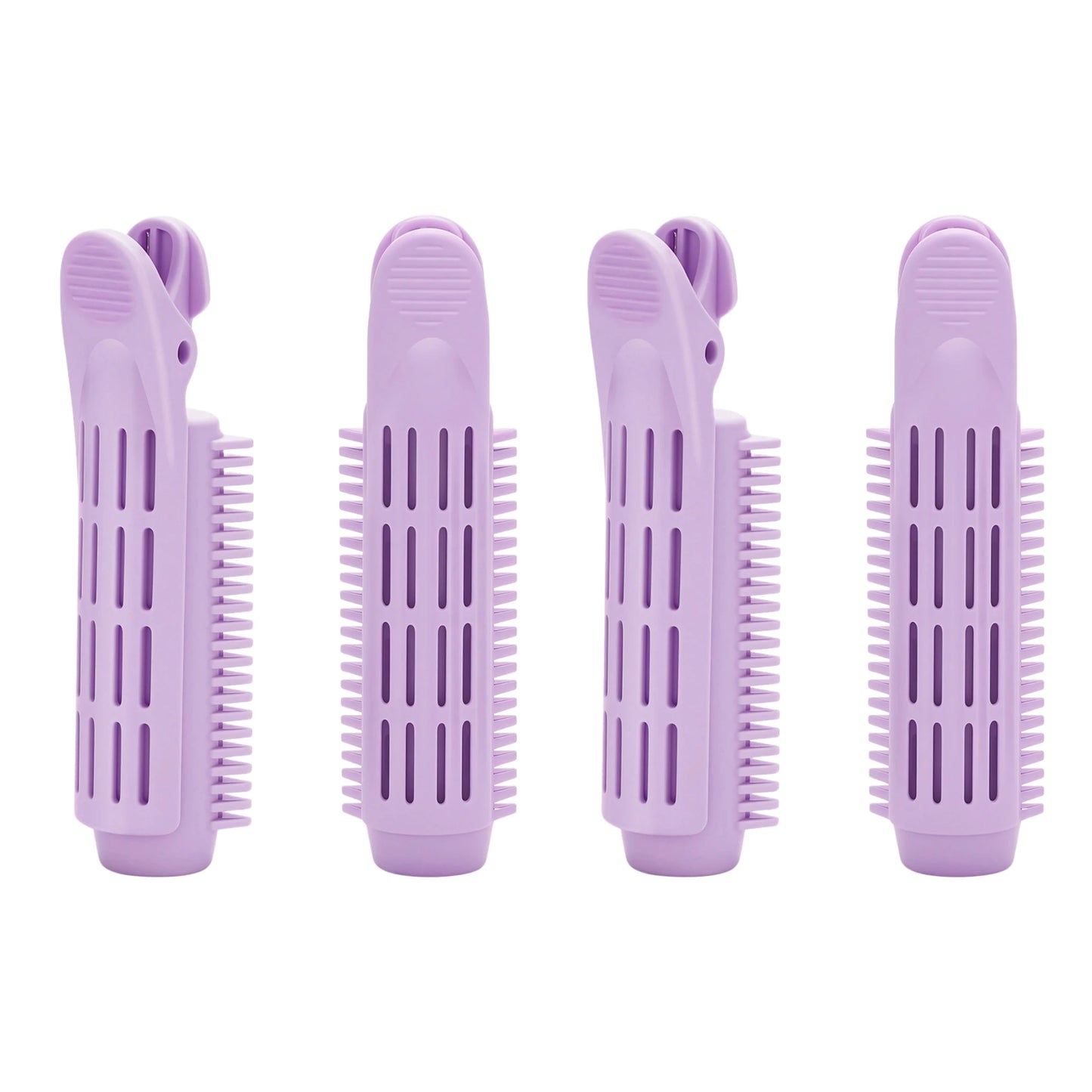 2/4Pcs Set Hair Root Fluffy Lazy Hair Clips Hair Styling Hairpins Curling Barrel Hair Clips Curlers Portable Hair Accessories Peaceful Pleasures Health and Wellness 4 purple Size fits all