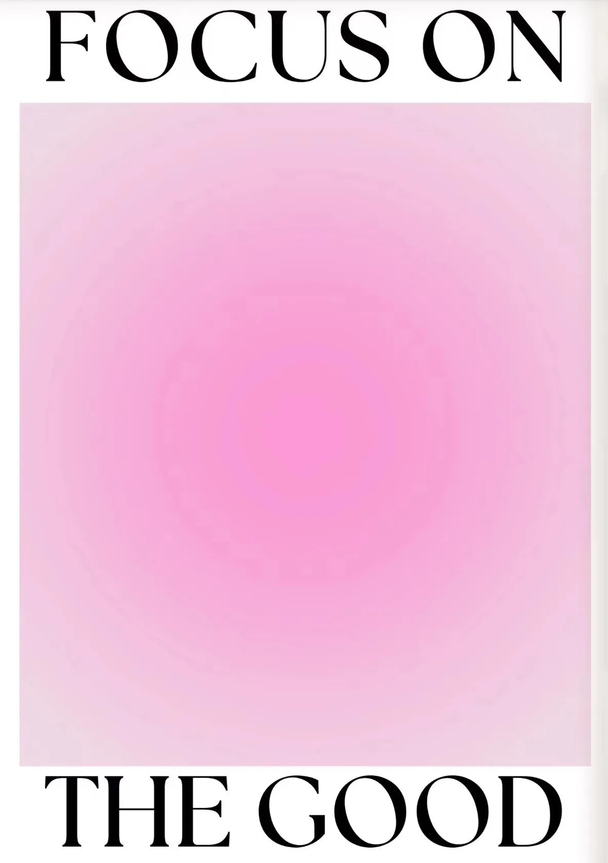 Pink Aura Butterfly Affirmation Canvas Wall Art | Bedroom Decor