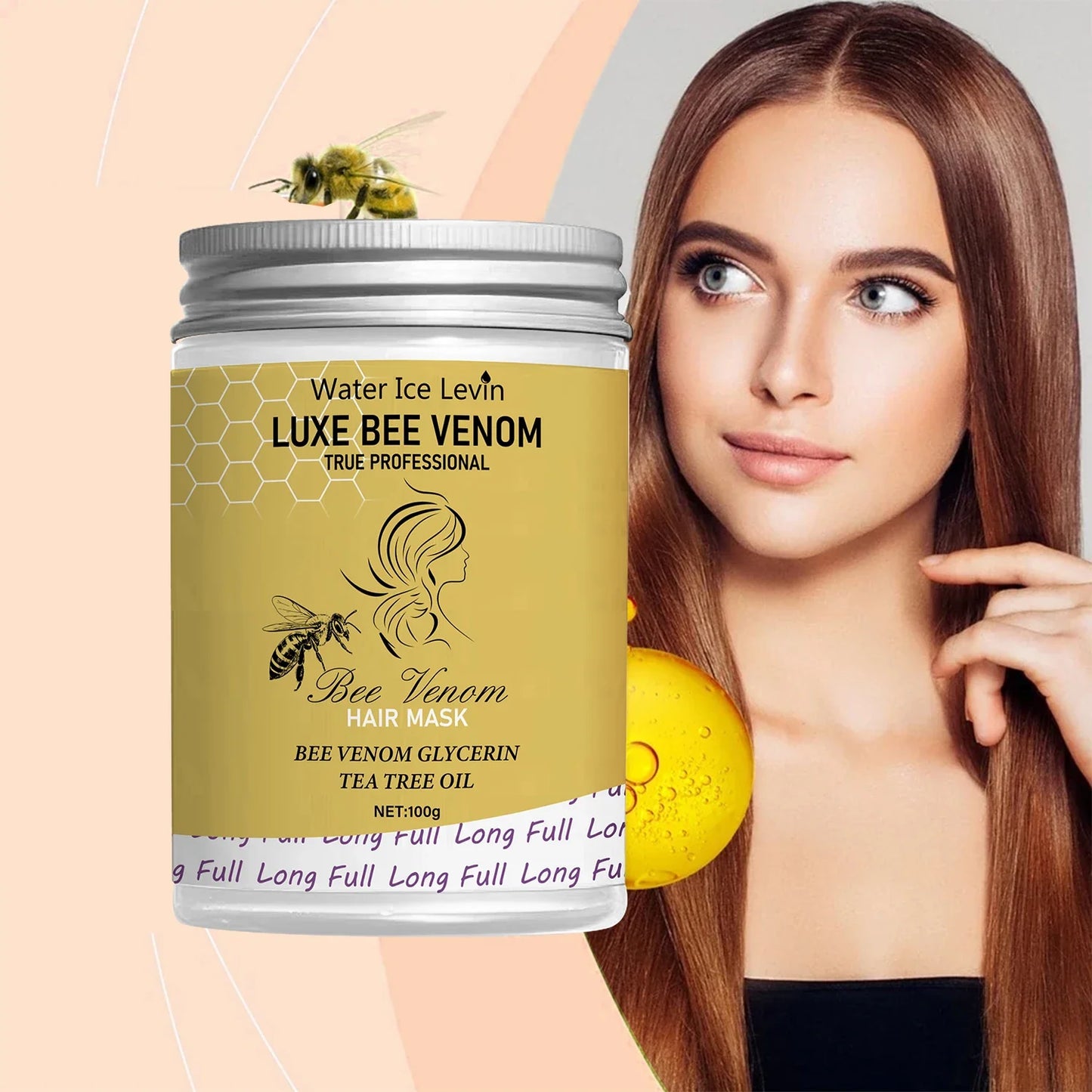 Bee Venom Hair Mask – Tea Tree, Vitamin E & C Treatment 100g