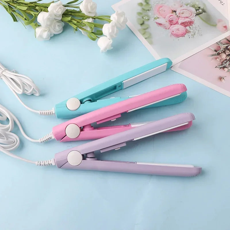 Mini Curling Iron – Pink Ionic Tourmaline Ceramic Hair Styler