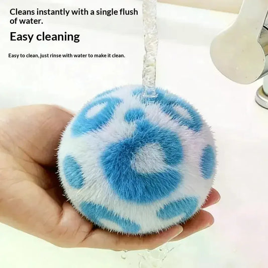 Circular Cleaning Ball Sponge – Hangable Kitchen & Bathroom Scrubber Cleaning Sponge Ball Peaceful Pleasures Health and Wellness