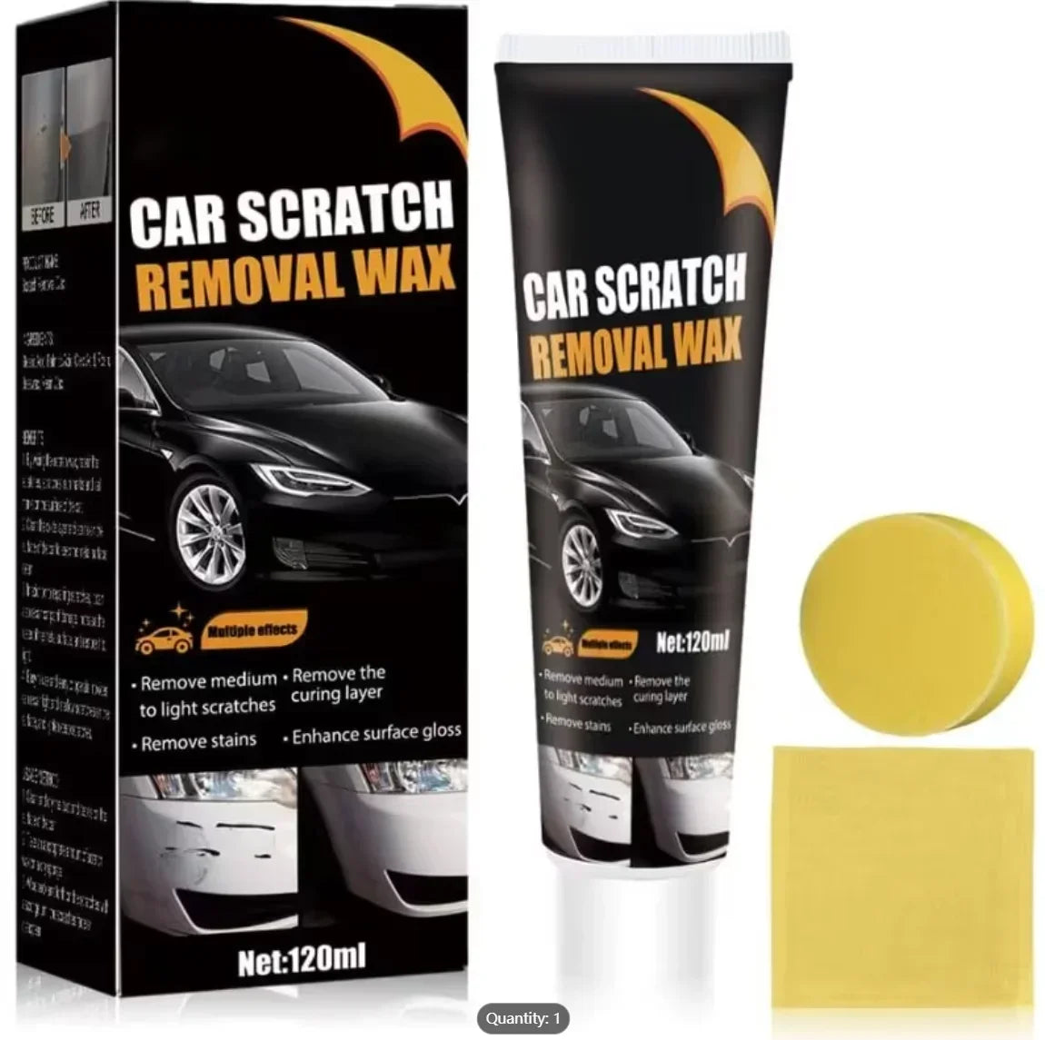 Car Scratch Repair Paste – Polish, Wax & Paint Restorer Kit