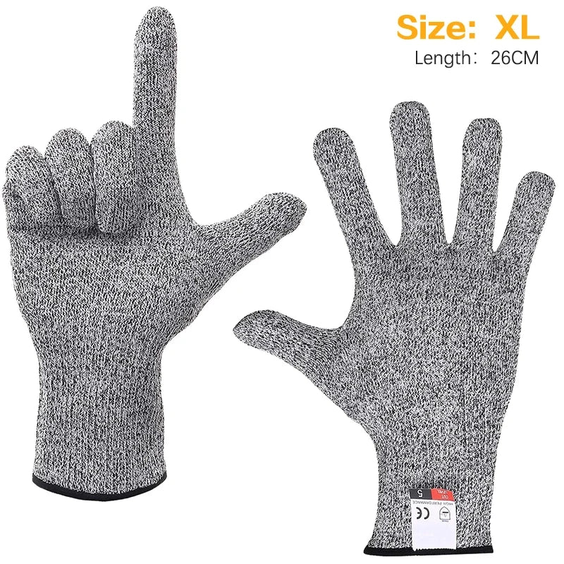 Level 5 Cut Resistant Gloves – Food Grade Kitchen & Garden Safety Cut Resistant Gloves Peaceful Pleasures Health and Wellness XL