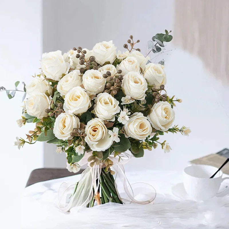 Silk Rose Artificial Flowers | Wedding, Home & Party Décor