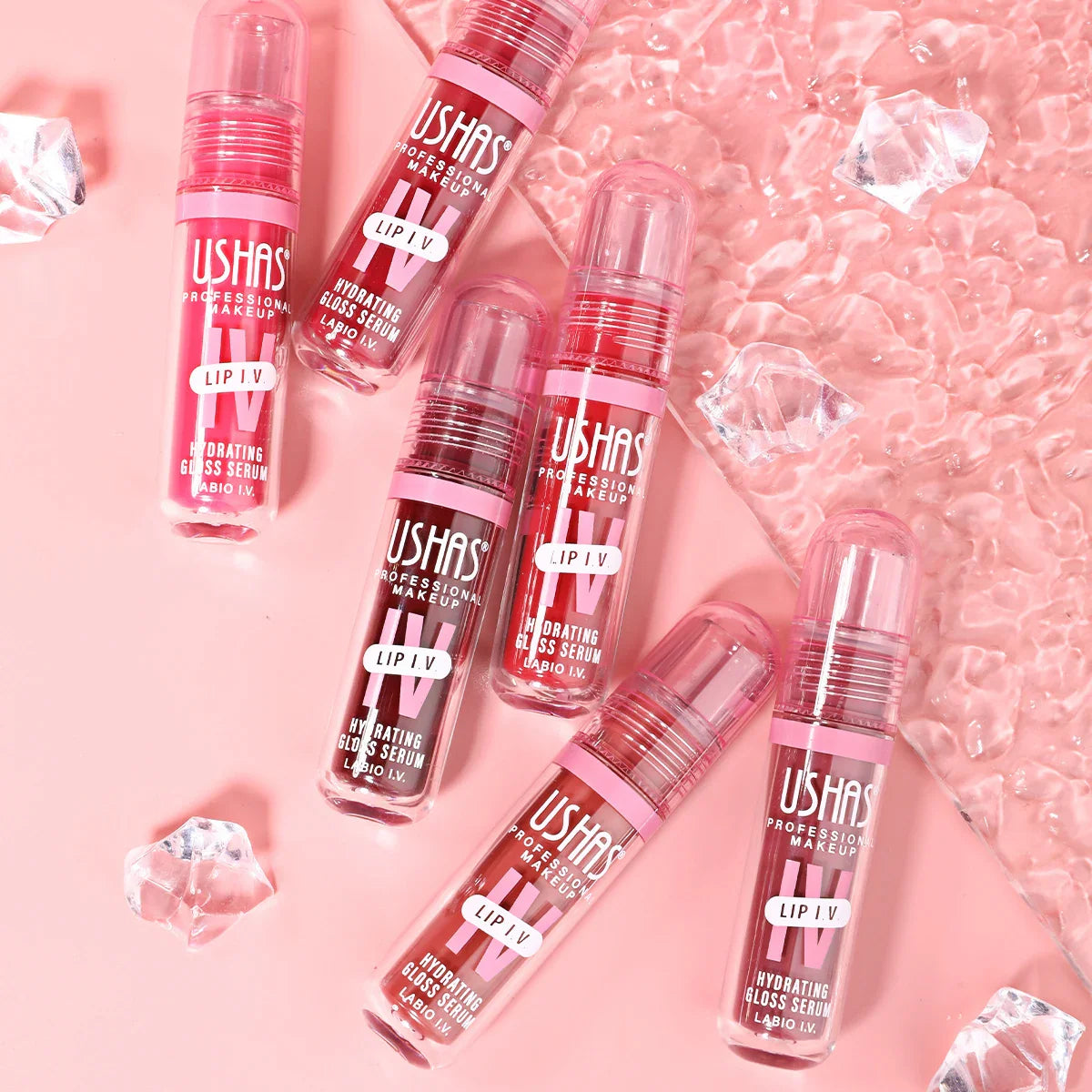 USHAS Hydrating Lip Gloss – Mirror Finish & Long-Lasting Color