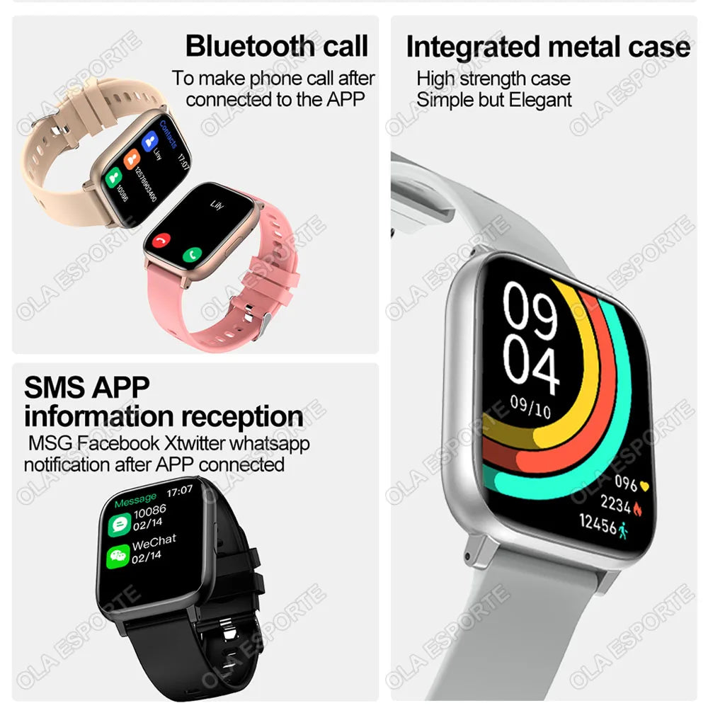 Ola Esporte Smart Watch 2025 | Bluetooth Call, Health & Fitness