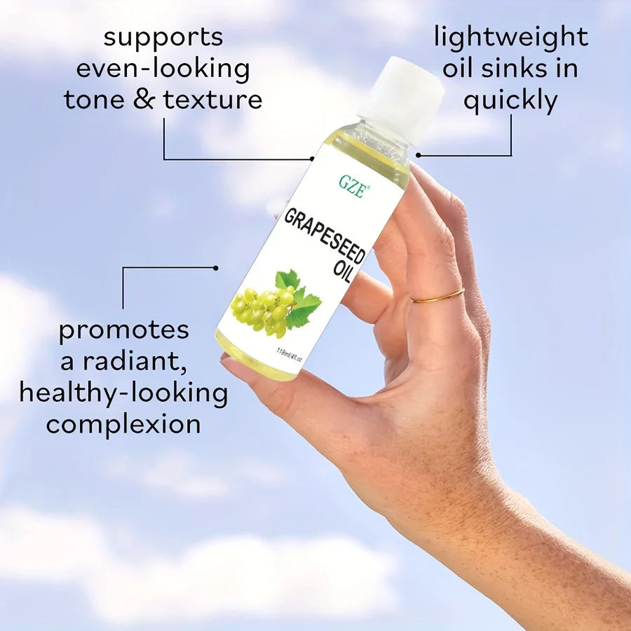 GZE Grapeseed Oil – Face Moisturizer for All Skin Types
