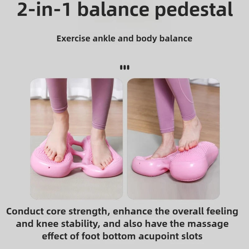 Multi-Functional Household Inflatable Foot Massager Anti-slip Stepper Pad Pressure Points in Situ Sports Balance Inflatable Pad Peaceful Pleasures Health and Wellness