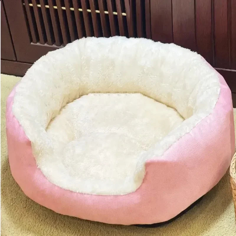 Soft Warm Dog Bed & Cat Sofa – 100% Cotton Pet Cushion