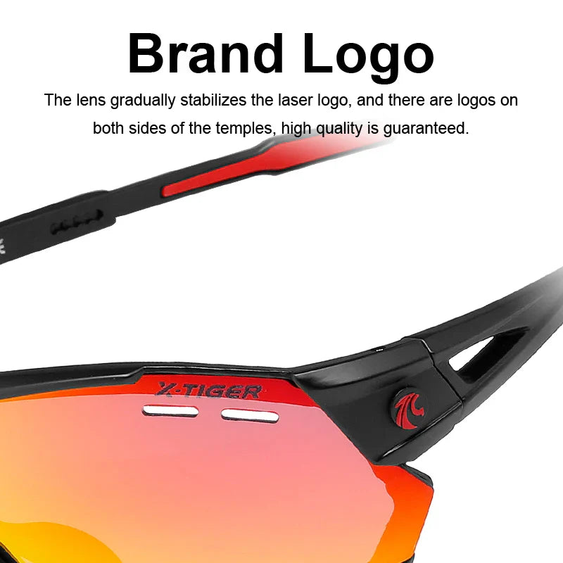 X-TIGER Polarized UV400 Cycling Sunglasses – Road & MTB