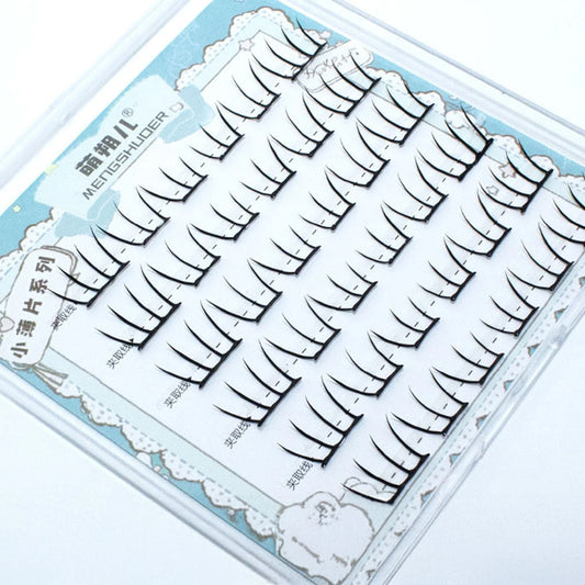 C Curl Anime Lash Clusters | Wispy Fluffy False Eyelashes Cluster False Eyelashes Peaceful Pleasures Health and Wellness