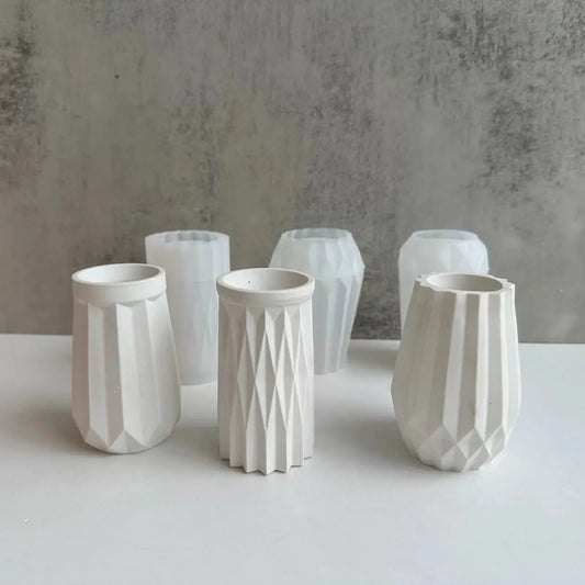 Vase Silicone Mold – DIY Concrete Resin & Plaster Flower Pot Craft Silicone Mold Oasis Select