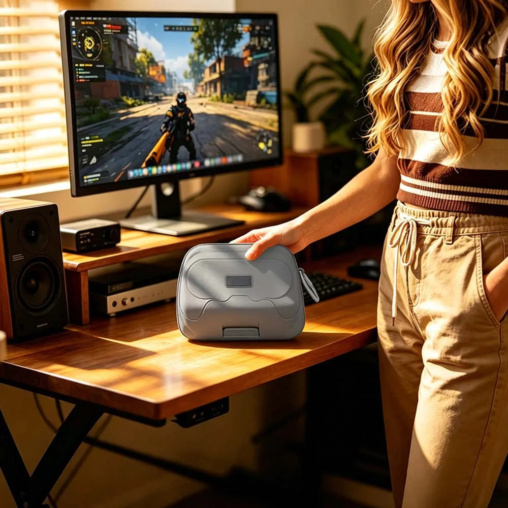 Dust-Proof And Shock-Resistant Storage Case For 8BitDo Pro3 Game Controller PC Storage Case Includes A Hook Peaceful Pleasures Health and Wellness
