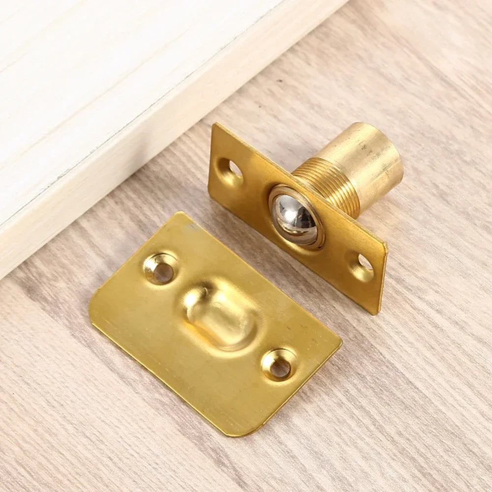 Spring Ball Catch Latch – Copper & Steel Cabinet Door Lock