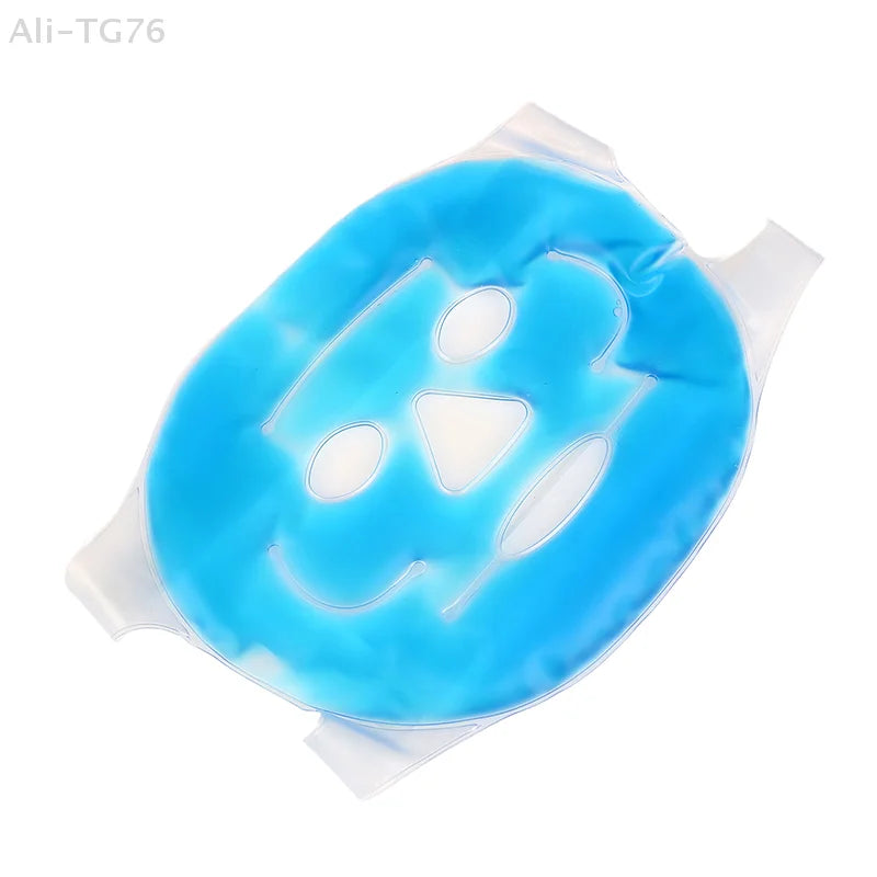 Cold Gel Face Mask – Full Face Ice & Hot Compress Pad