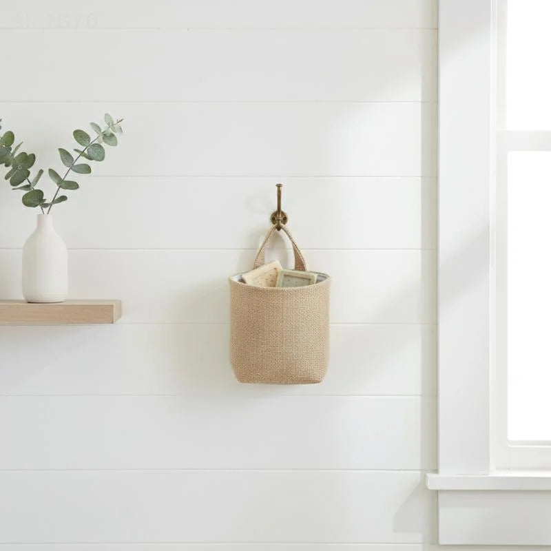 Cotton Linen Hanging Storage Bag | Door, Wall & Bathroom