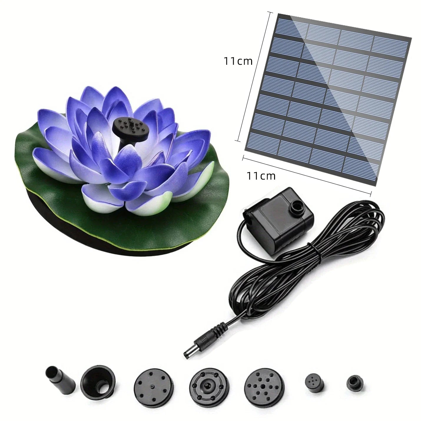 AISITIN Mini Lotus Solar Water Fountain – Garden & Bird Bath