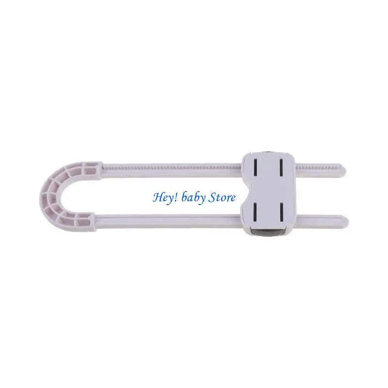 Baby Cabinet & Drawer Safety Locks – U-Shape 2-Pack | No Tools