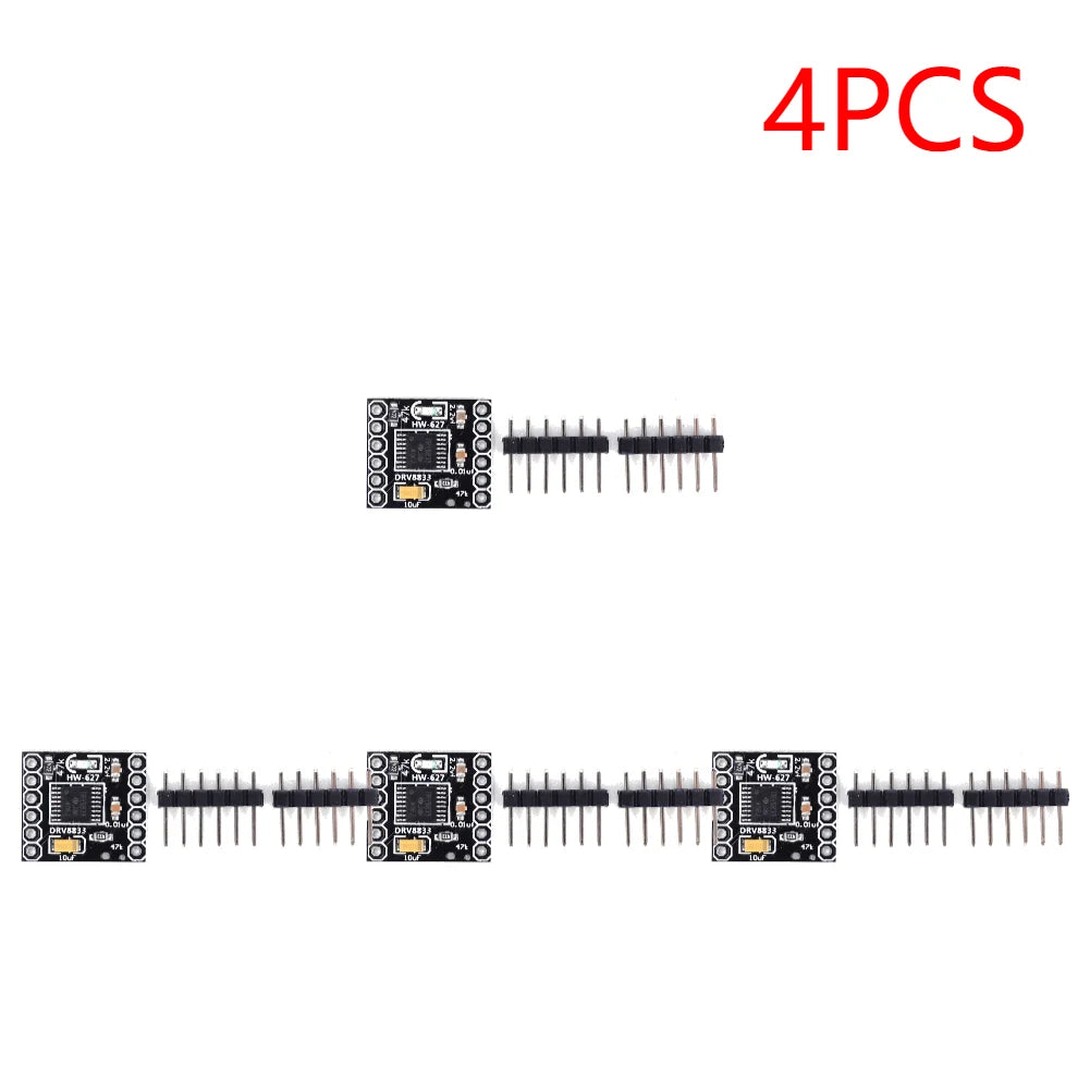 1-5pcs DRV8833 Motor Drive Module 6 Pin DC Gear Motor Driver 1.5A Single H Bridge Silent Stepper Motor Driver for Arduino Peaceful Pleasures Health and Wellness 4PCS
