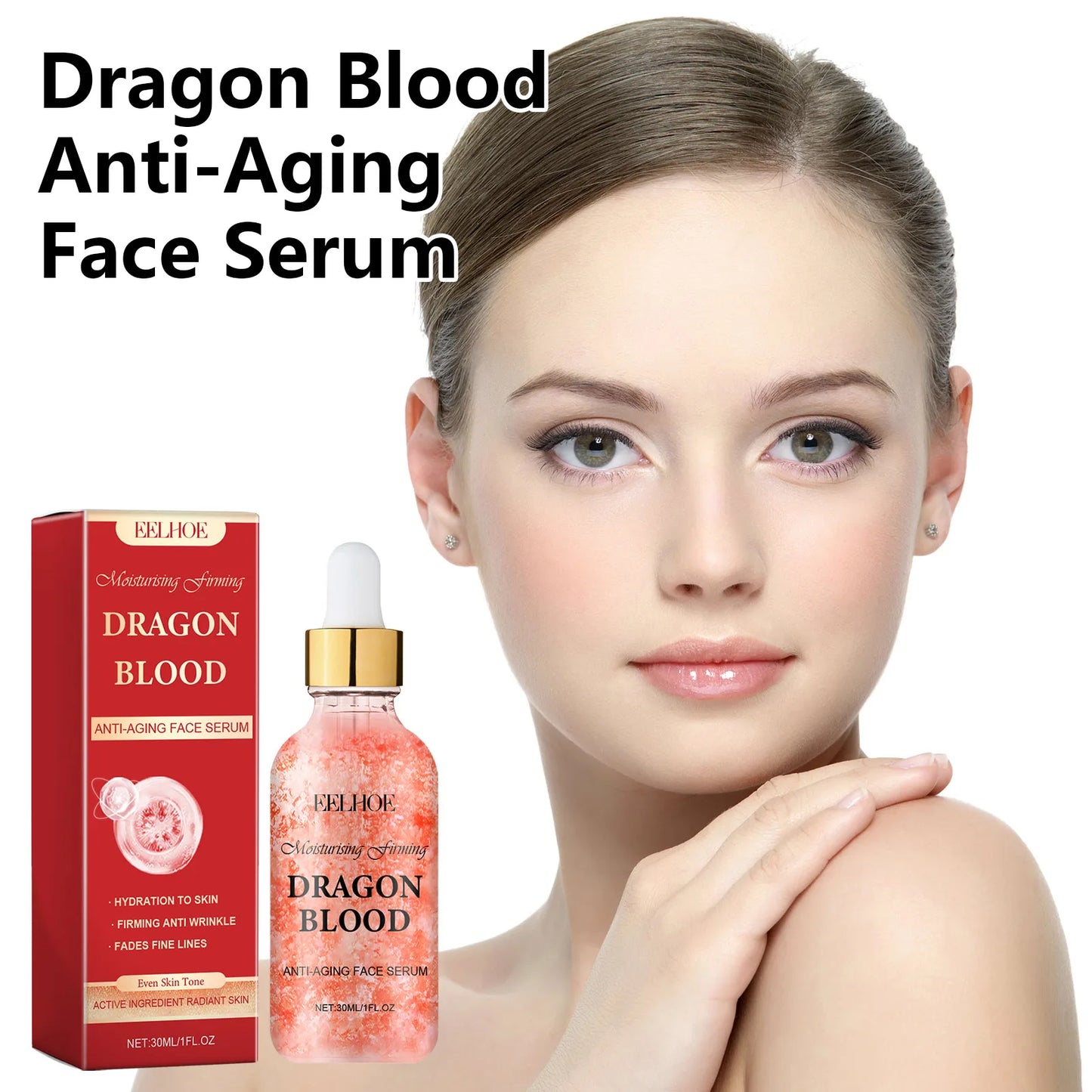 EELHOE Dragon Blood Anti-Aging Face Serum 30ml – Wrinkle Anti-Aging Face Serum Peaceful Pleasures Health and Wellness