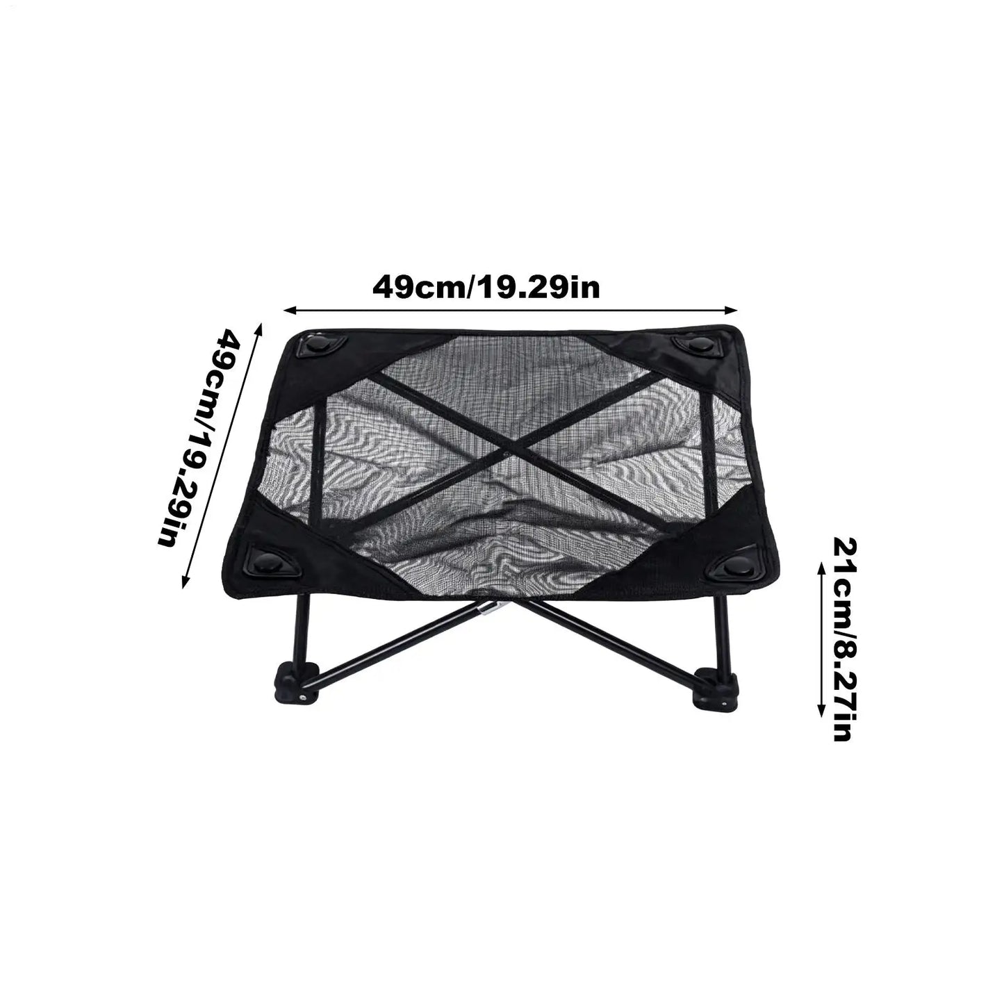 Foldable Dog Bed Moisture-Resistant Storage Bag Included Outdoor Mesh Sleeping Bed For Living Room Camping Yard Balcony Garden Peaceful Pleasures Health and Wellness