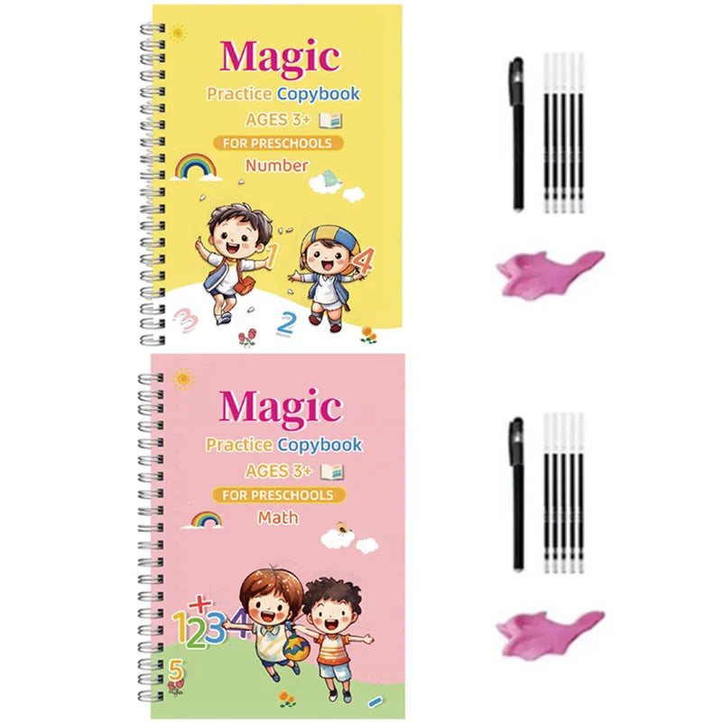 Sank Magic Practice Copybook Pen Preschools Kids Calligraphy English