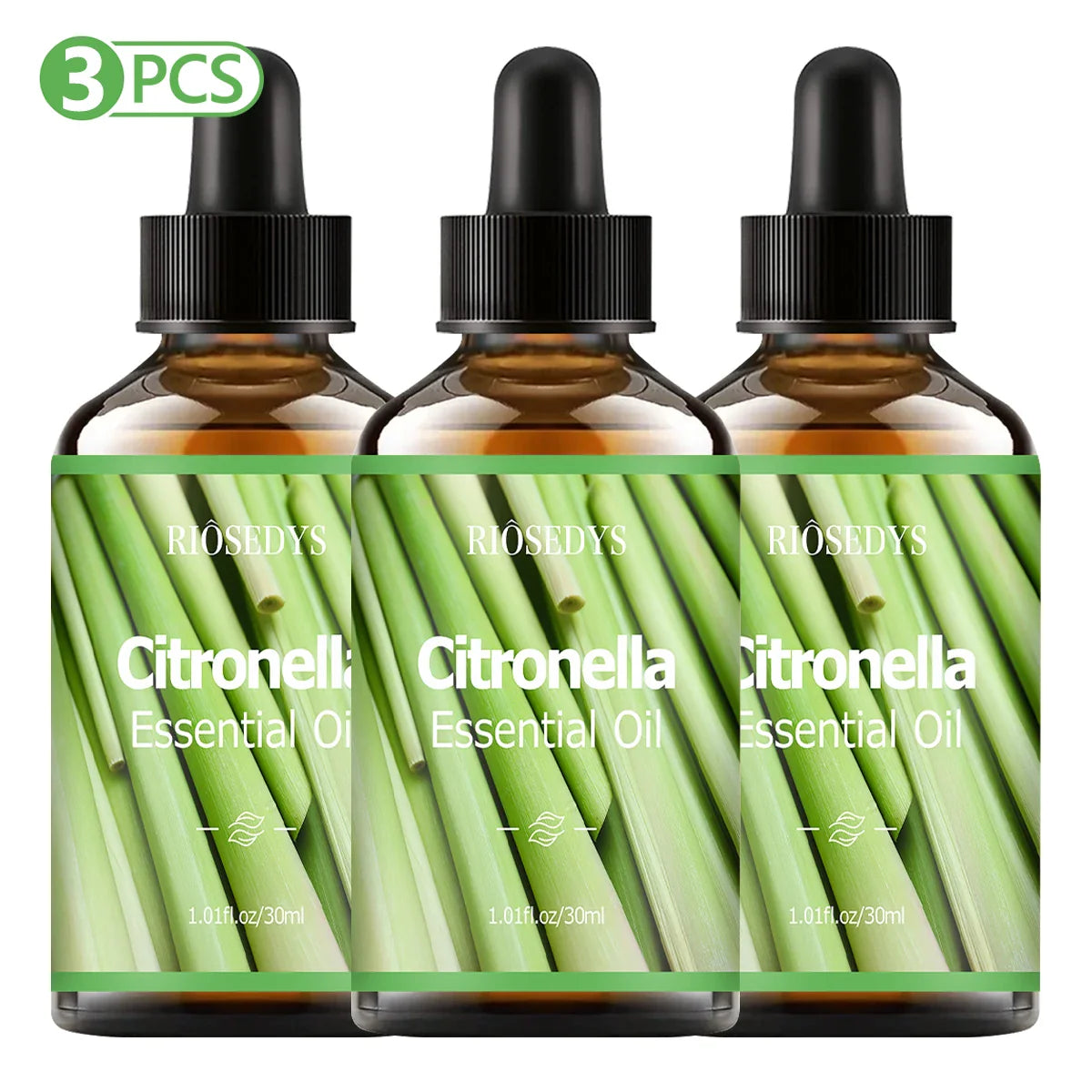 Citronella Essential Oil – Massage, Hair Care & Diffuser