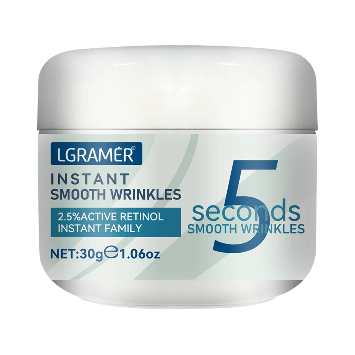 5 Seconds Retinol Smooth Wrinkles Cream Nourishing Moisturizer Fade Spot Firming Face Fine Skin Care Lifting Cream Care Products Peaceful Pleasures Health and Wellness 30g