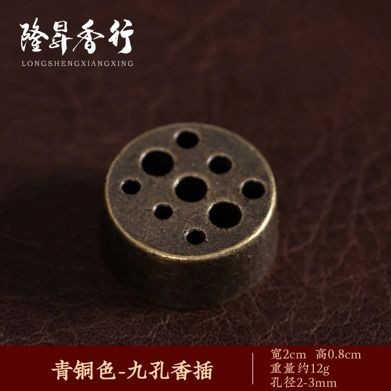 Brass Incense Burner Holder for Incense Stick Coil Bottle Gourd Shaped Copper Incense Holder Copper Censer 모기향 거치홀더 방향제 Peaceful Pleasures Health and Wellness type14
