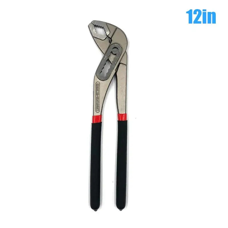 Pipe Wrench 8/10/12" Chrome Vanadium Adjustable Jaw Pliers