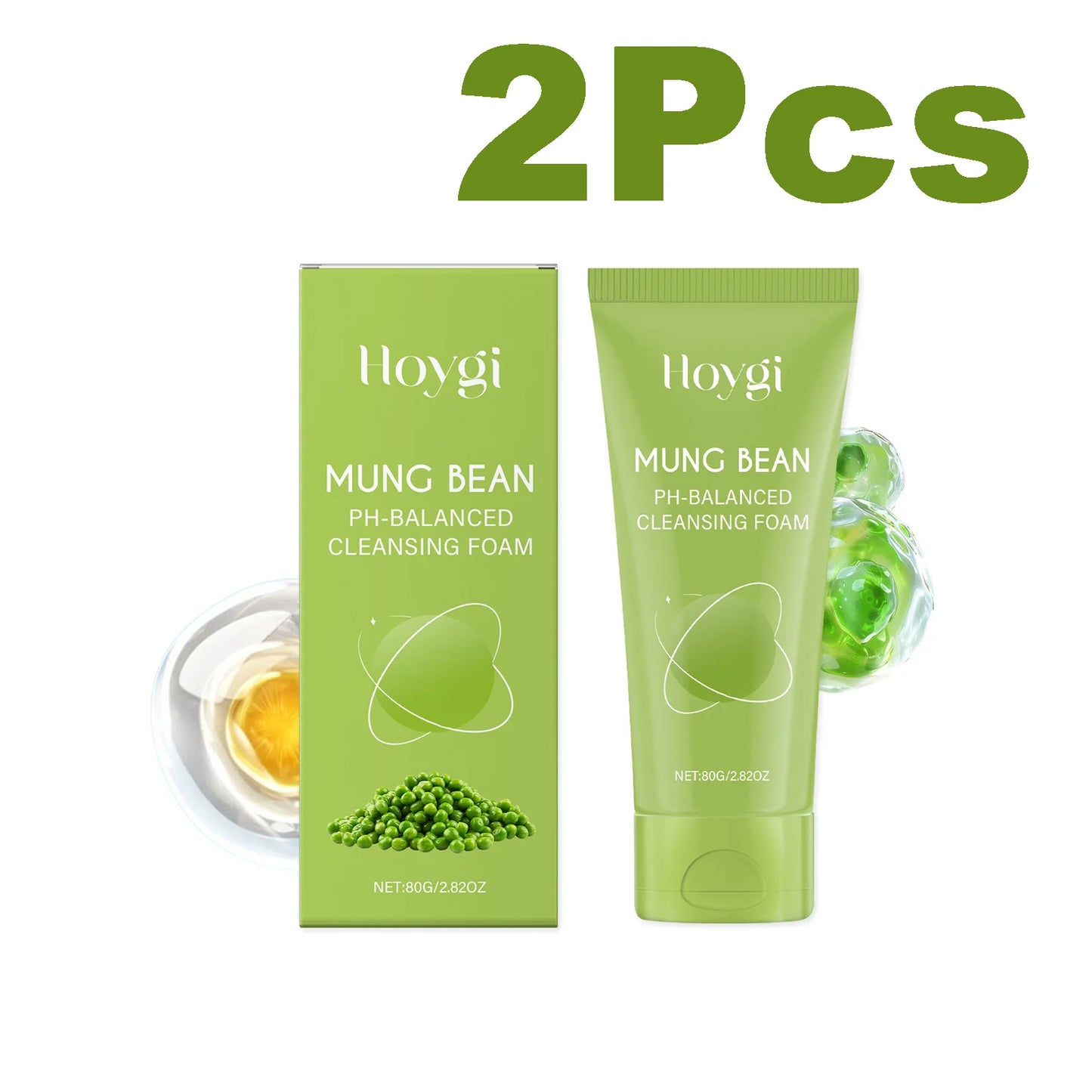 Mung Bean pH-Balanced Foaming Cleanser – Gentle & Hydrating