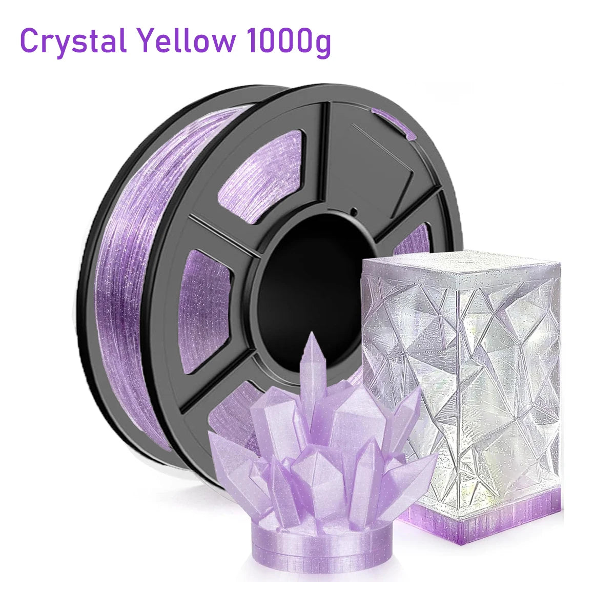 Glitter PETG Filament 1.75mm | Sparkle Galaxy Crystal Clear