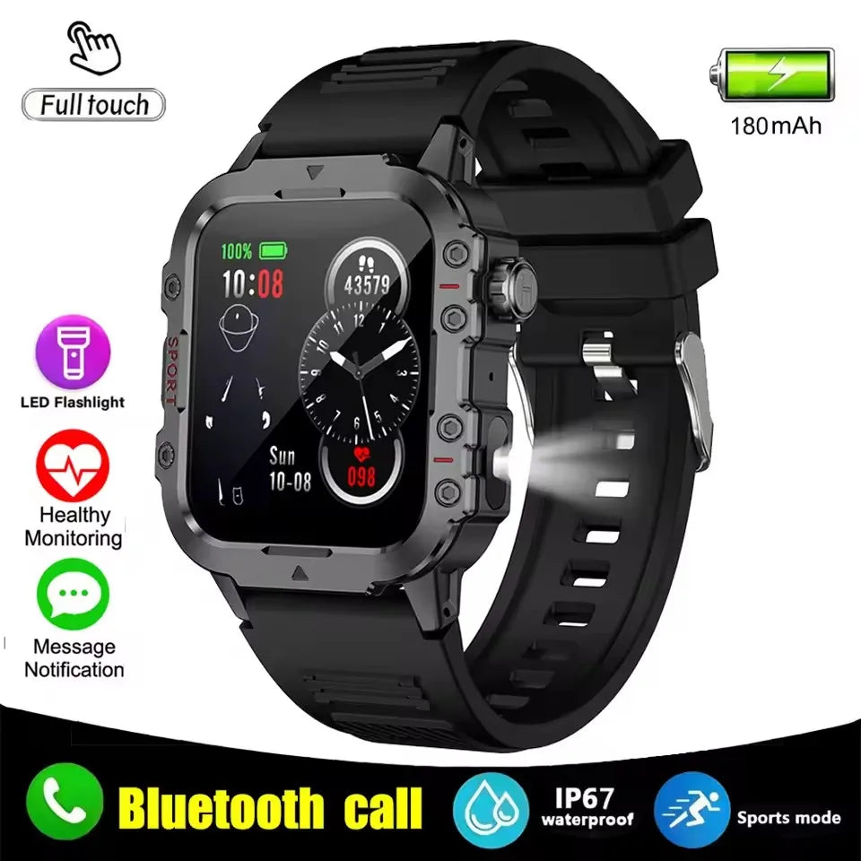 COTAUL Smart Watch 1.44" Bluetooth Call, Heart Rate & Sleep Tracker