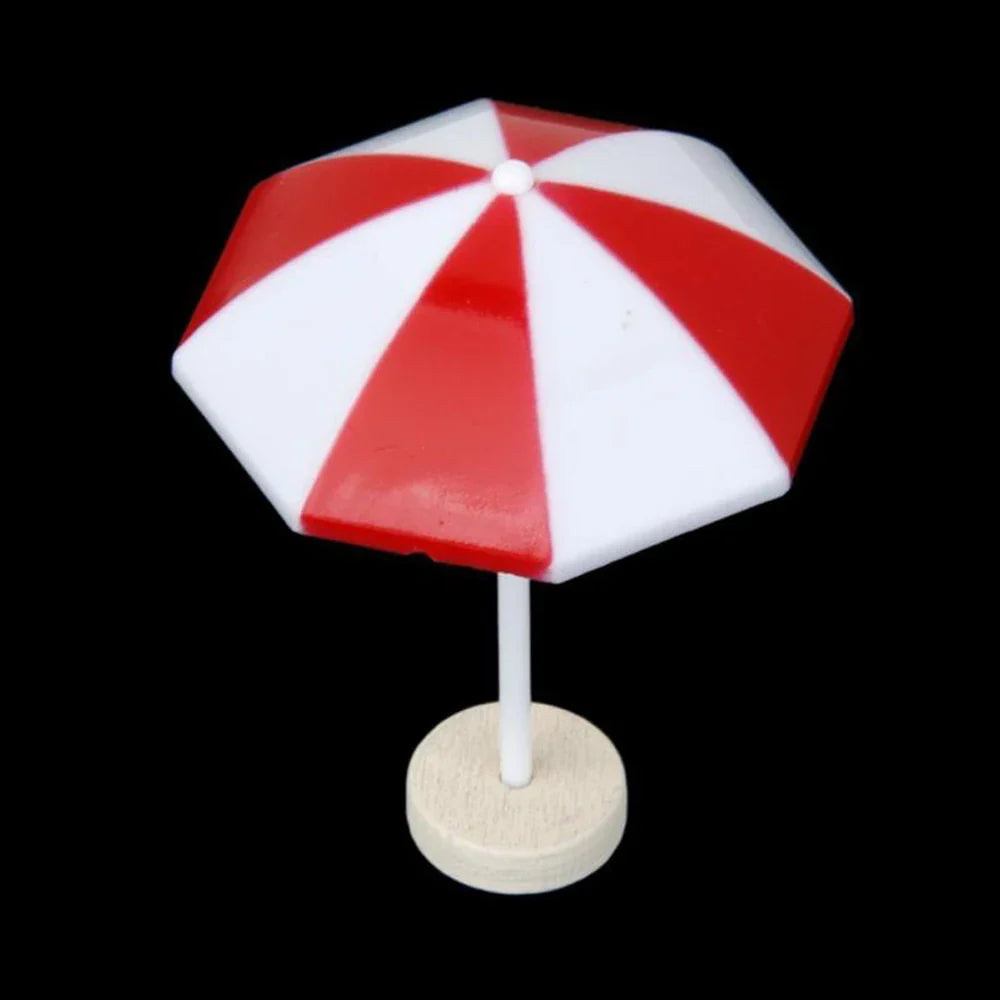 Miniature Beach Sun Umbrella Figurine | Micro Landscape Decor