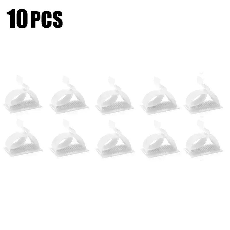 Self-Adhesive Cable Management Clips | Wire Organizer 10–30 Pack