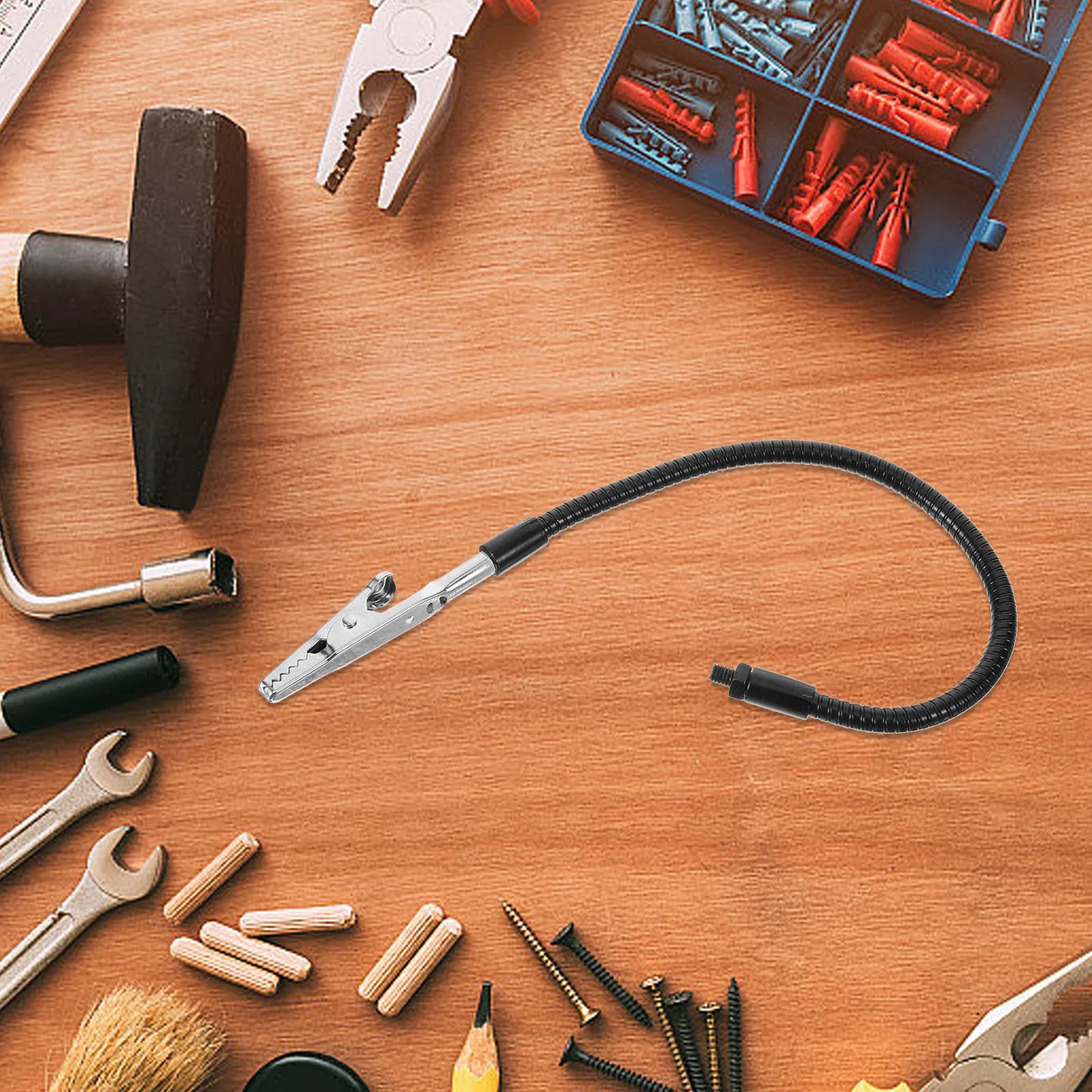 Soldering Clamp Magnetic Helping Hand Clamp Welding Adjustable Clamp Solder Fixture Welding Auxiliary Alligator Clips Clamp Peaceful Pleasures Health and Wellness