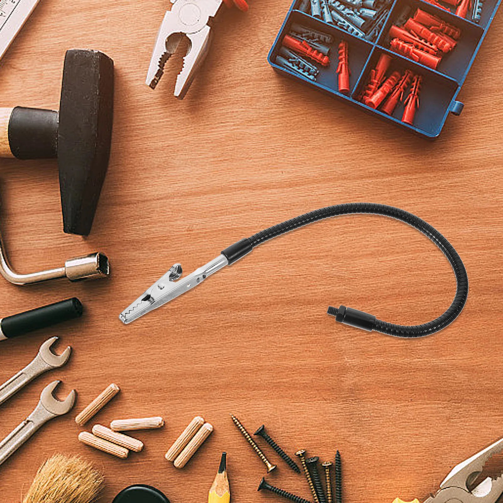 Soldering Clamp Magnetic Helping Hand Clamp Welding Adjustable Clamp Solder Fixture Welding Auxiliary Alligator Clips Clamp Peaceful Pleasures Health and Wellness