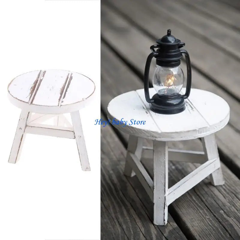 Newborn Baby Photography Mini Wooden Stool Prop | Photo Decor