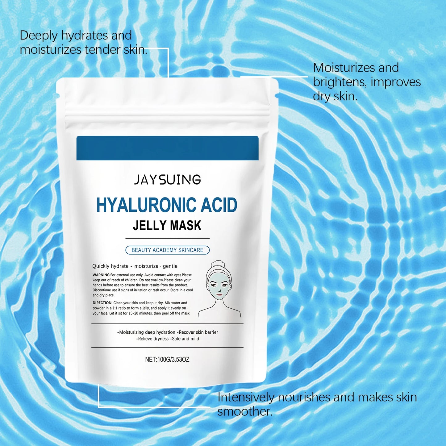 Jaysuing Hyaluronic Acid Jelly Mask – Firming & Pore-Minimizing