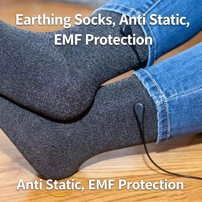 Grounding Earthing Socks | Silver Fiber, EMF & Better Sleep
