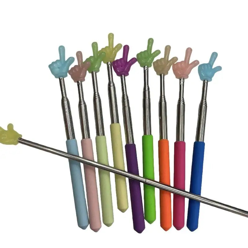 Glow-in-the-Dark Retractable Reading Pointer Stick – 5 or 10 Pack