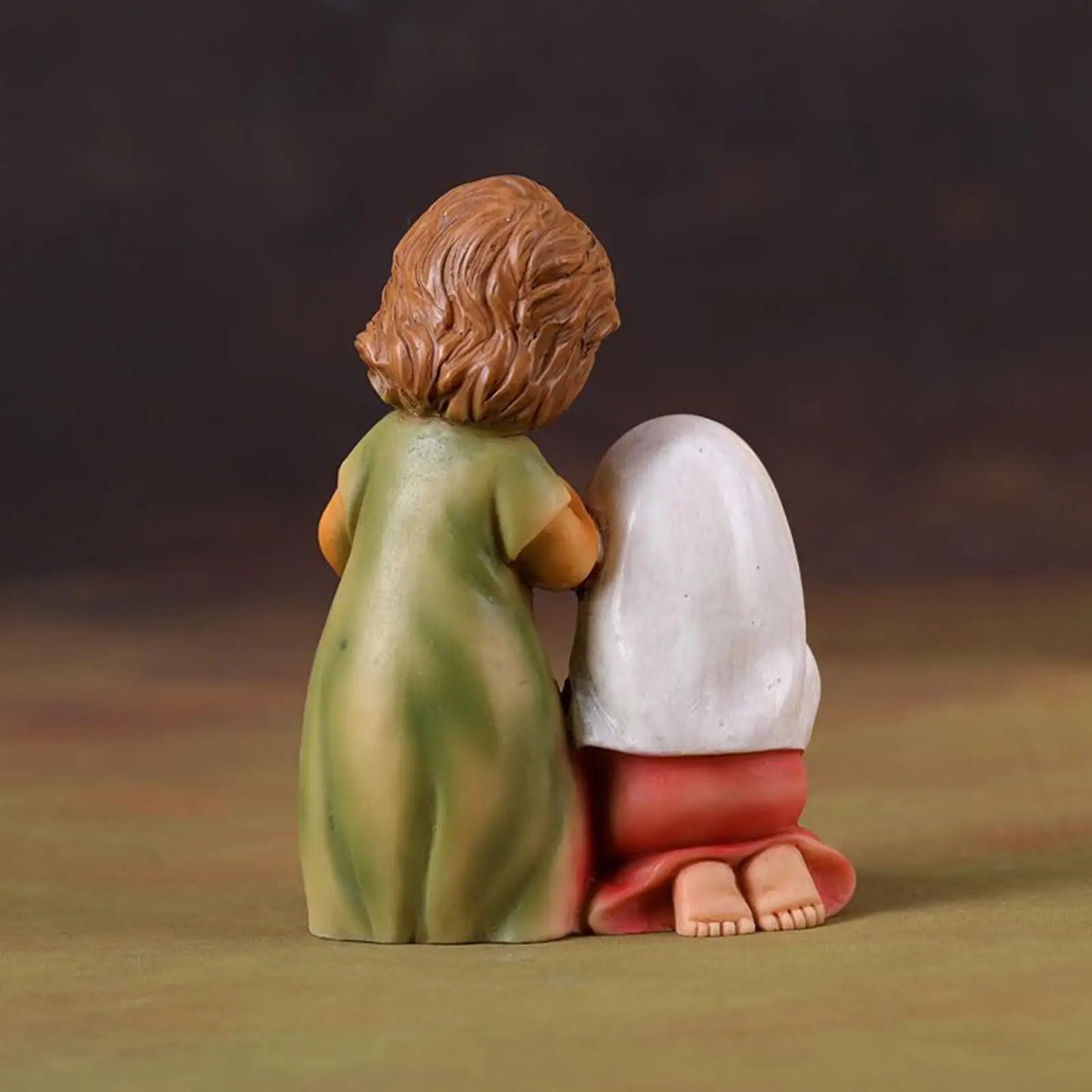 Resin Nativity Figurine | Holy Family Christmas Scene Decor