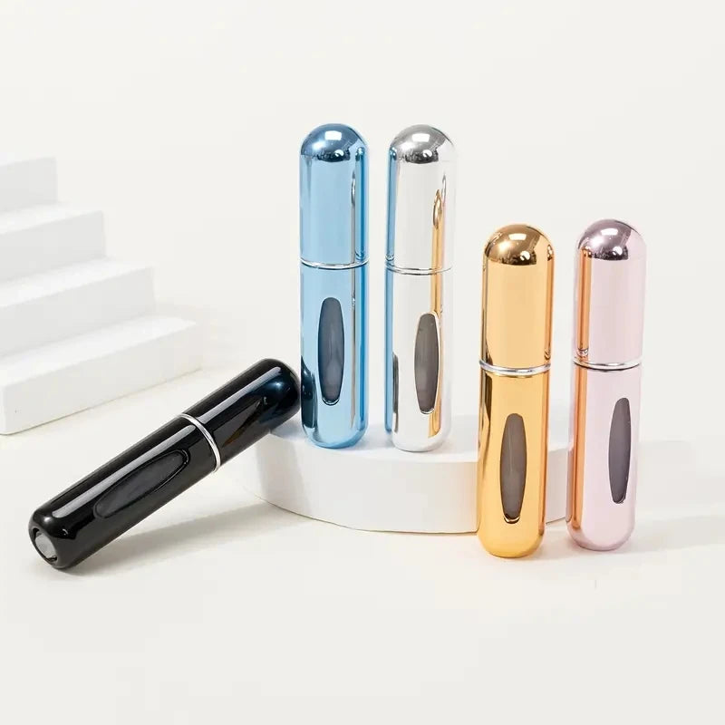 Mini Refillable Perfume Atomizer Bottles 5ml – 5 or 10 Pack