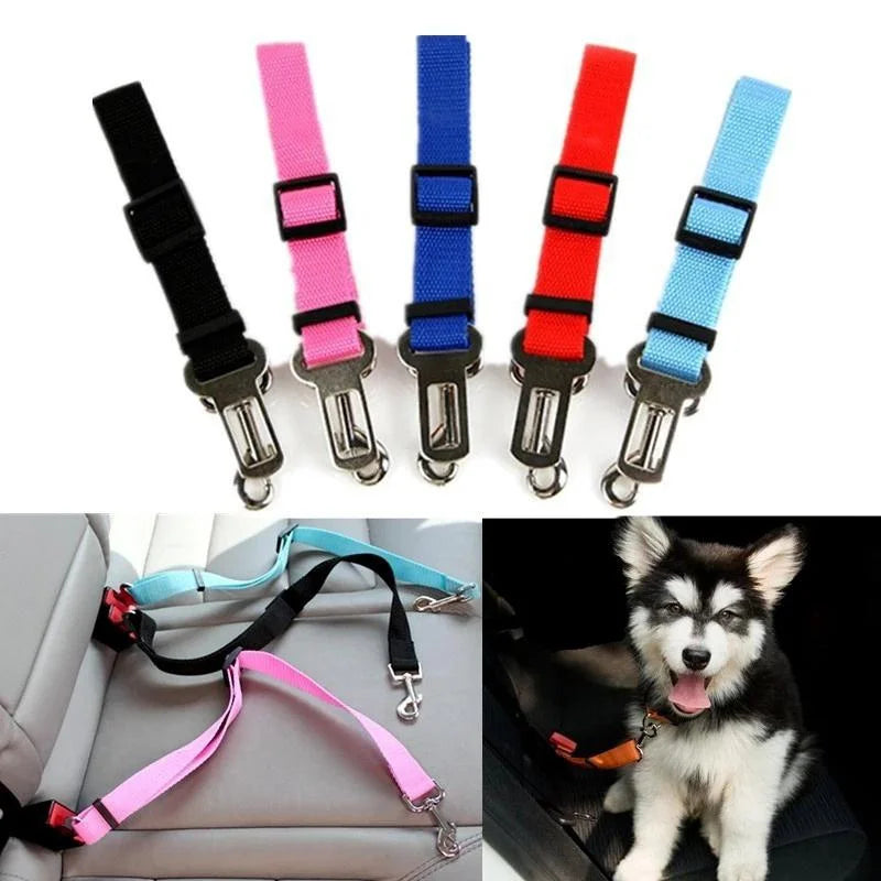 Adjustable Nylon Dog Car Seat Belt – Dogs, Cats & Ferrets