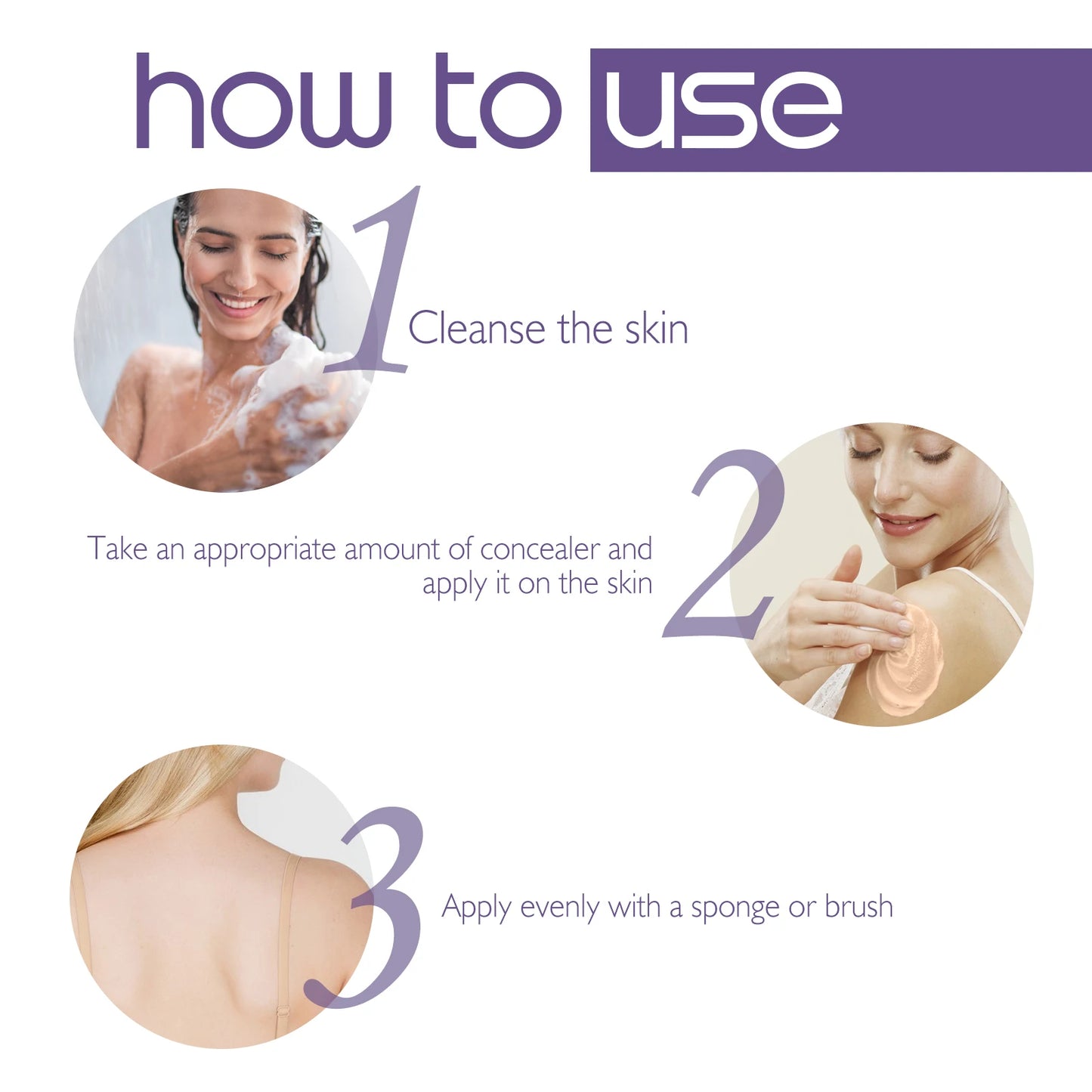 Waterproof Tattoo Concealer Body Cover Cream 74ml | WEST MONTH