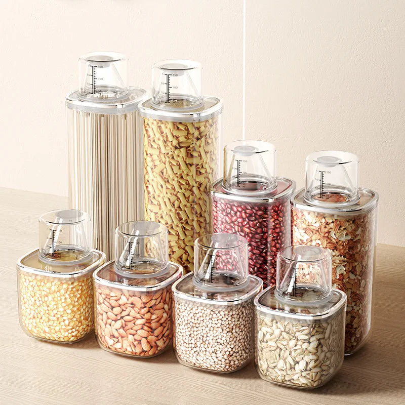 Sealed Jar Food Grade Household Insect Proof Moisture Proof Rice Bucket Flour Dry Goods Storage Grain Miscellaneous Grain Boxes Peaceful Pleasures Health and Wellness