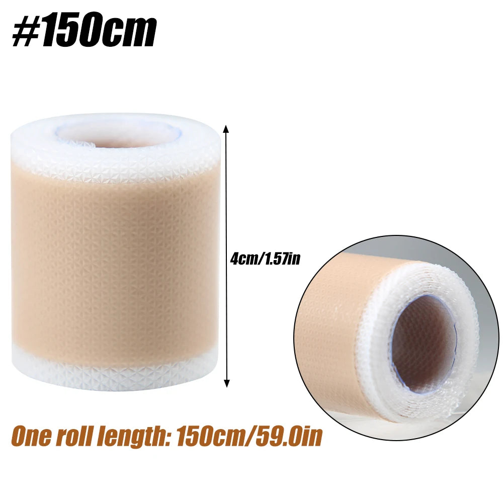 Silicone Scar Tape Roll – Keloid, Surgical & Acne Scar Sheets Silicone Scar Tape Peaceful Pleasures Health and Wellness 150CM-1Roll